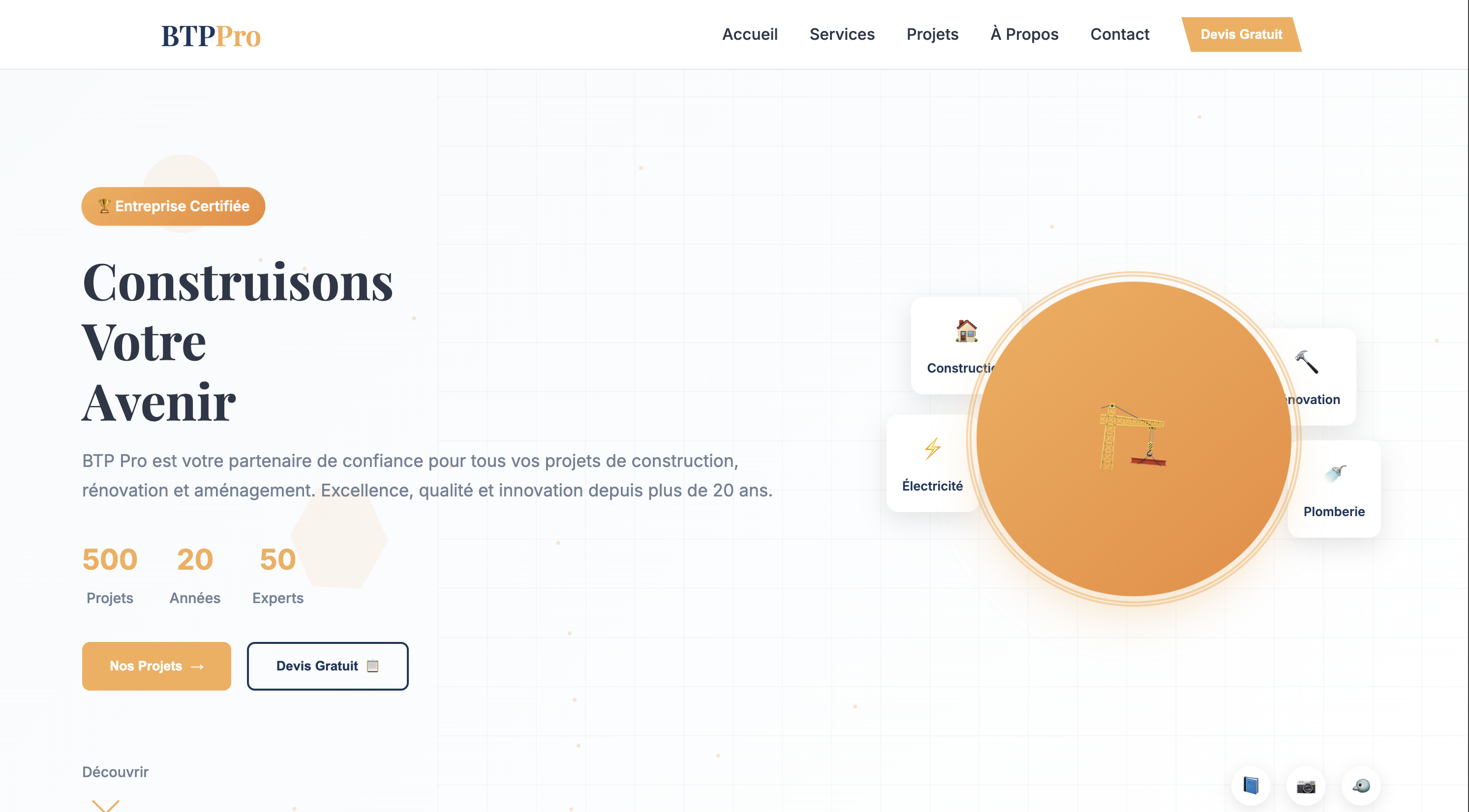 Aperçu BTP Construction